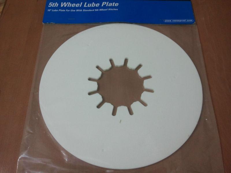 10" lube plate for standard rv or 5th wheel hitches  brand new. 