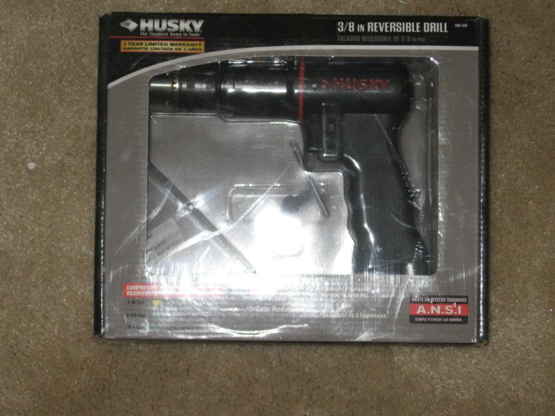 New husky 3/8 in. reversible drill