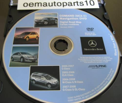 2006 2007 2008 r320 r350 r500 r63 r amg navigation dvd disc
