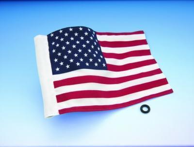 Us flag - 6" x 9" for motorcycle flagpoles with 3/8" shaft
