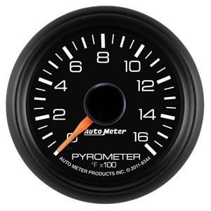 Autometer 2-1/16in. pyrometer kit; 0-1600 fse chevy factory match