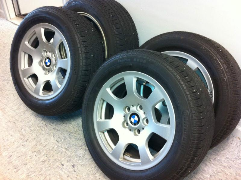 Original bmw wheels with tires 225/55r16 for 2004 thru 2010 5 series 528 530