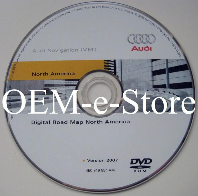Genuine 2004 2005 2006 audi a8 & s8 quattro l mmi navigation dvd map u.s canada