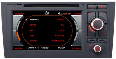 Audi rns hd navigation system 2001-2004 a6, s6 and rs6 new full warranty