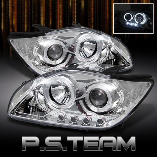 2004-2007 scion tc dual halo projector led headlights lamps lights left+right