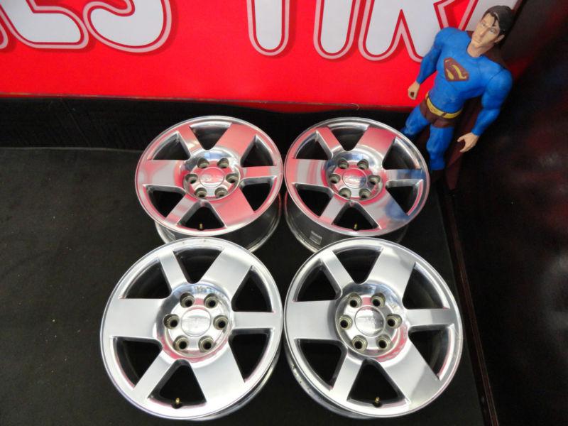 18" factory gmc sierra wheels 07 08 09 10 11 12 13 stock oem yukon rims #5302