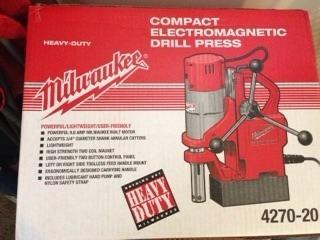 Milwaukee 4270-20 electromagnetic drill press...... (brand new)