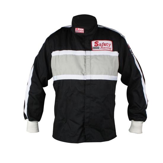 New safety racing sfi proban driver jacket, black small