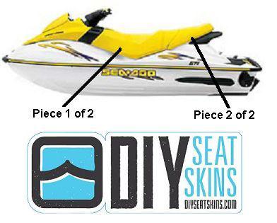 Gts gti sea doo yellow seat skin cover 96 97 98 99 00/1 ~free manual available!~