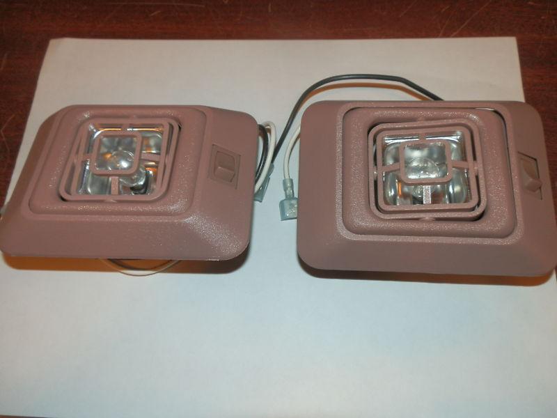 *12 volt set of two mauve interior lights ( new )
