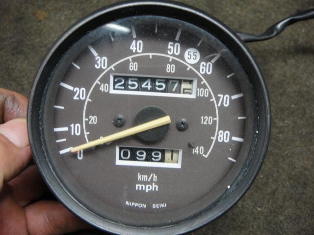 81 suzuki gs550 gs 550 l gs550l speedometer, speedo, gauge, 25,457 miles #1616