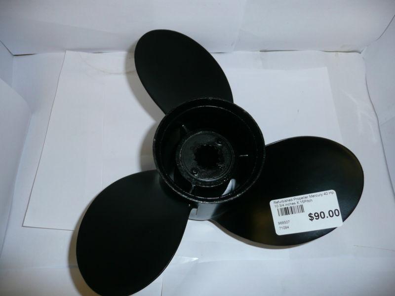 3 blade mercury small shaft propeller 10 3/4 inch by 15 pitch