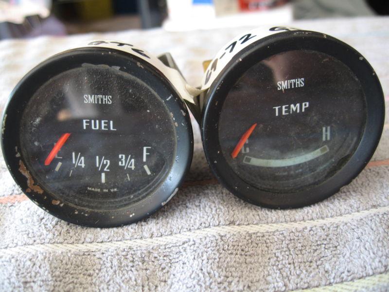 Smiths temp fuel gauge pair triumph gt6 69-72