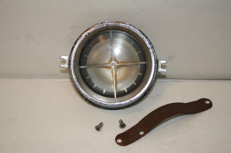 Early 1960s dodge console tach/clock delete plate