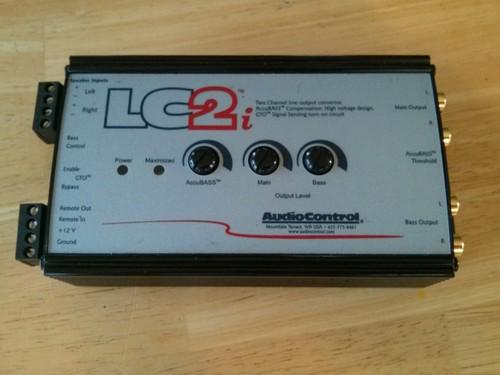 Audiocontrol lc2i - 2 channel line converter with accubass
