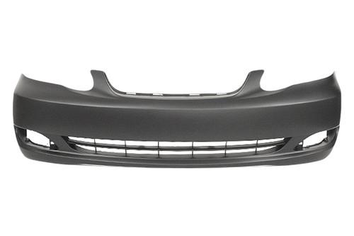 Replace to1000297pp - 05-06 toyota corolla front bumper cover factory oe style