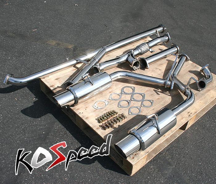 Stainless steel catback cat back exhaust system 3000gt stealth turbo turboback