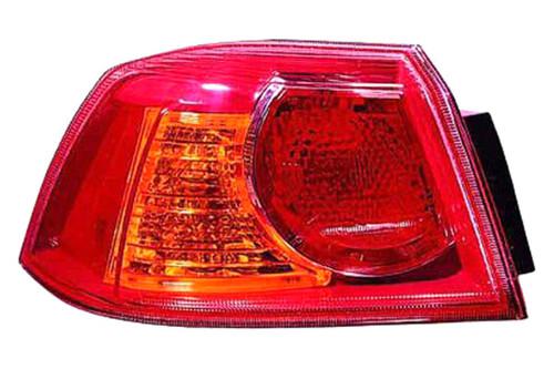 Replace mi2804100 - mitsubishi lancer rear driver side outer tail light assembly