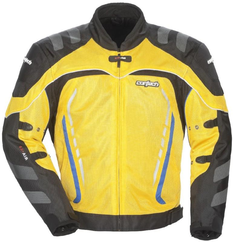 Cortech gx sport air series 3 yellow xl textile motorcycle riding jacket