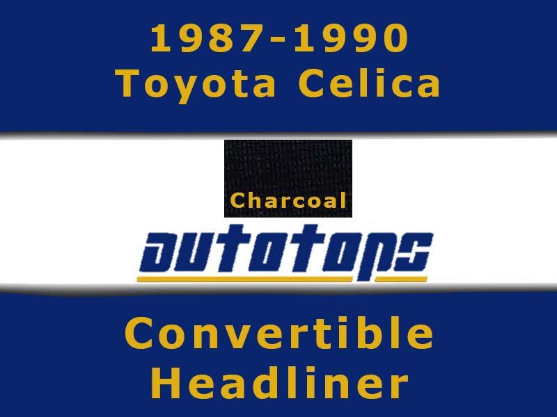 1987-1990 toyota celica convertible top headliner head liner