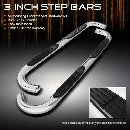 99-06 tundra access cab 3" polished stainless steel side step bar running board