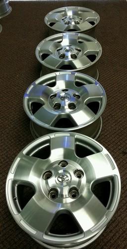 07-12 toyota tundra trd sequoia 5 spoke factory oem 18" wheels rims #69516