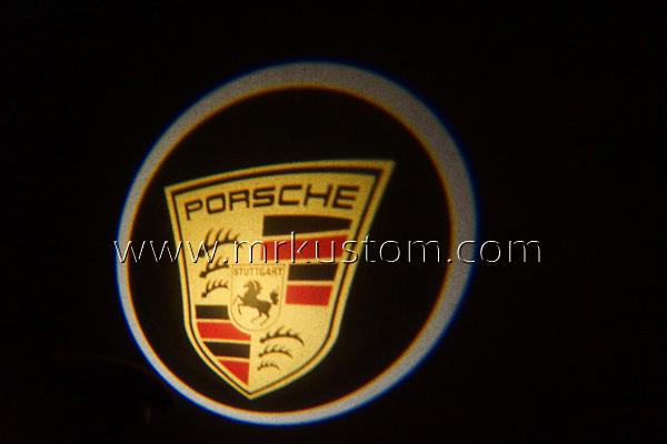 Porsche led door projector courtesy logo lights
