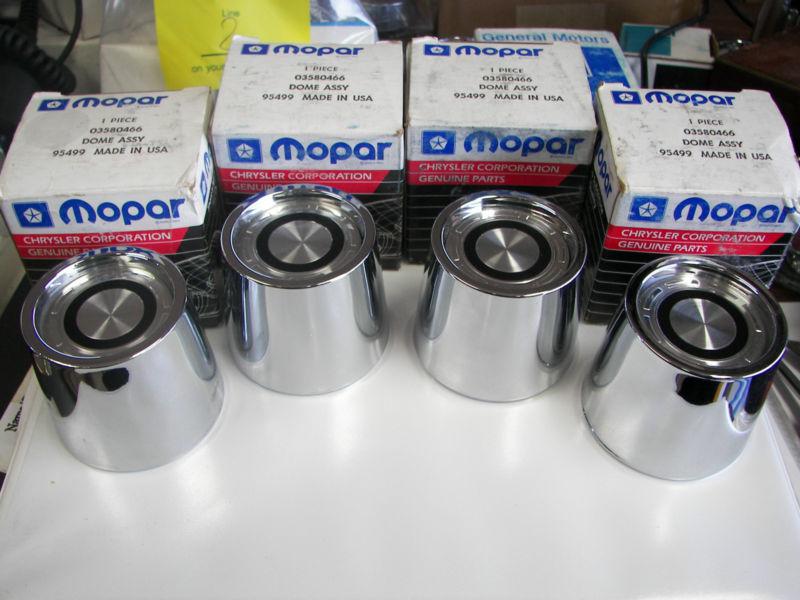 Mopar magnum wheel center caps nos #03580460 set of 4