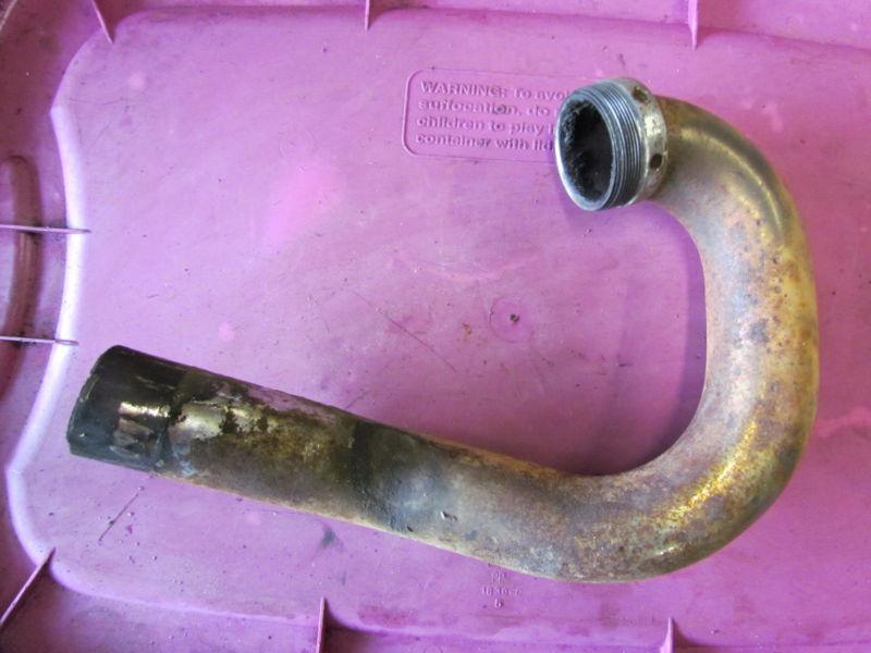 1972 ossa 250 mar ahrma exhaust head pipe w/ clamp