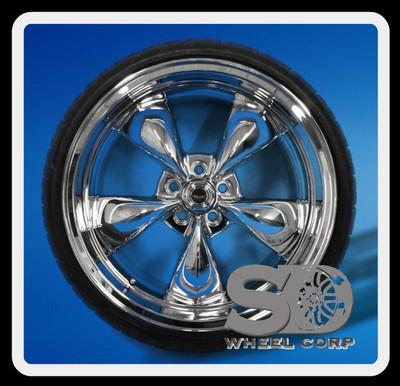 20" & 18" american racing ar605 chrome wheels /225/35/20 & 225/40/18 nexen tires