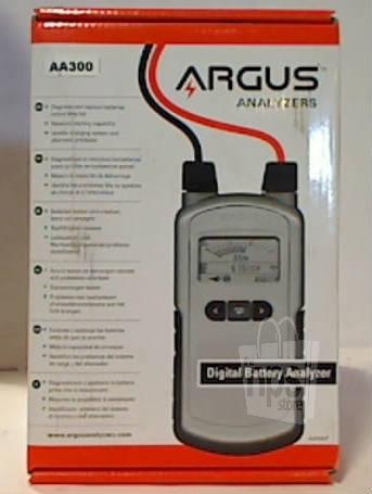Argus aa300 basic digital battery tester and system analyzer 12v nib! sealed!