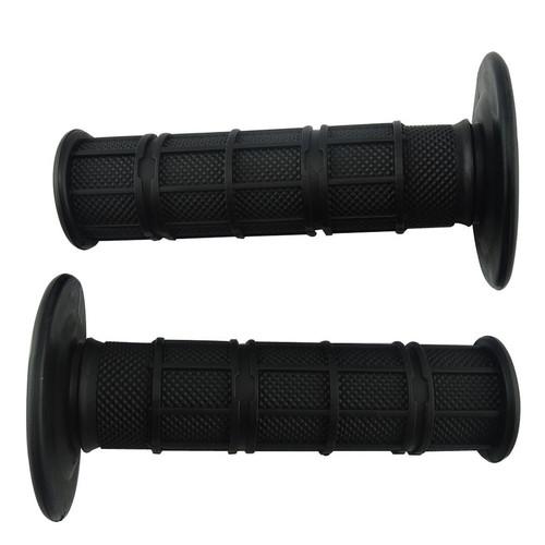 Hand grip handlebar hand throttle grips rubber universal grip 7/8" 22mm black