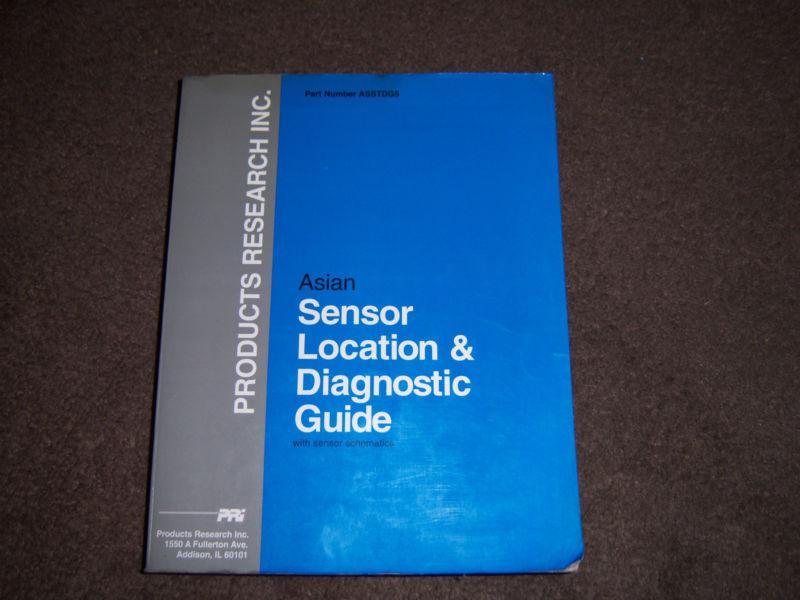 Sensor location & diagnostic guide  asian vehicles 1986-95