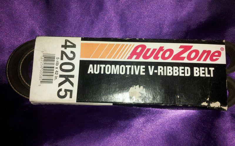 Autozone automotive v-ribbed belt 420k5