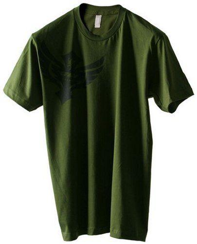 Fly racing badge t-shirt olive s/small