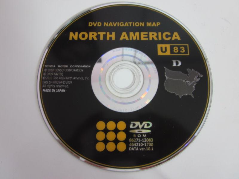 Update 10.1 2010 2011 toyota tundra navigation map dvd u83 d for north america