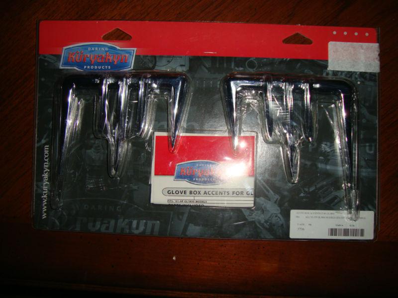 Kuryakyn glove box accents honda gl1800 gold wing 01-10 non airbag models