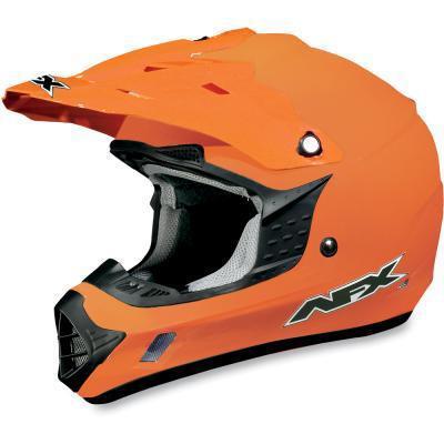 New afx fx-17 atv/motocross/offroad helmet, orange, xxxl