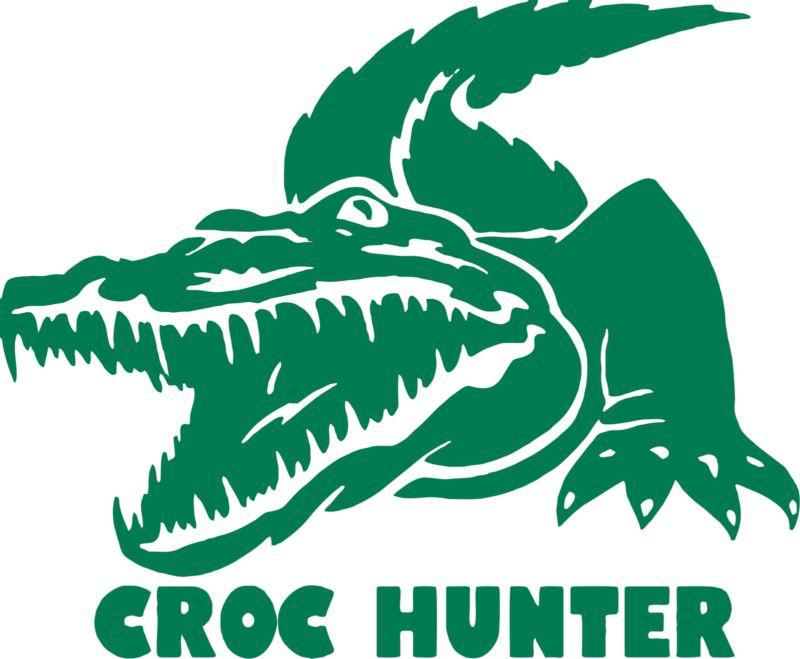 Crocodile hunter alligator car truck window wall laptop vinyl decal sticker