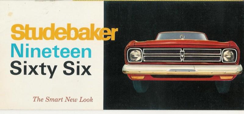 1966 studebaker literature