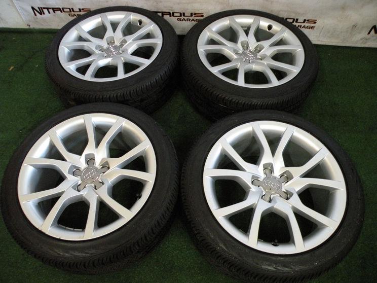 18" factory audi a5 wheels oem continental tires s5 2.0t 3.2 3.0t
