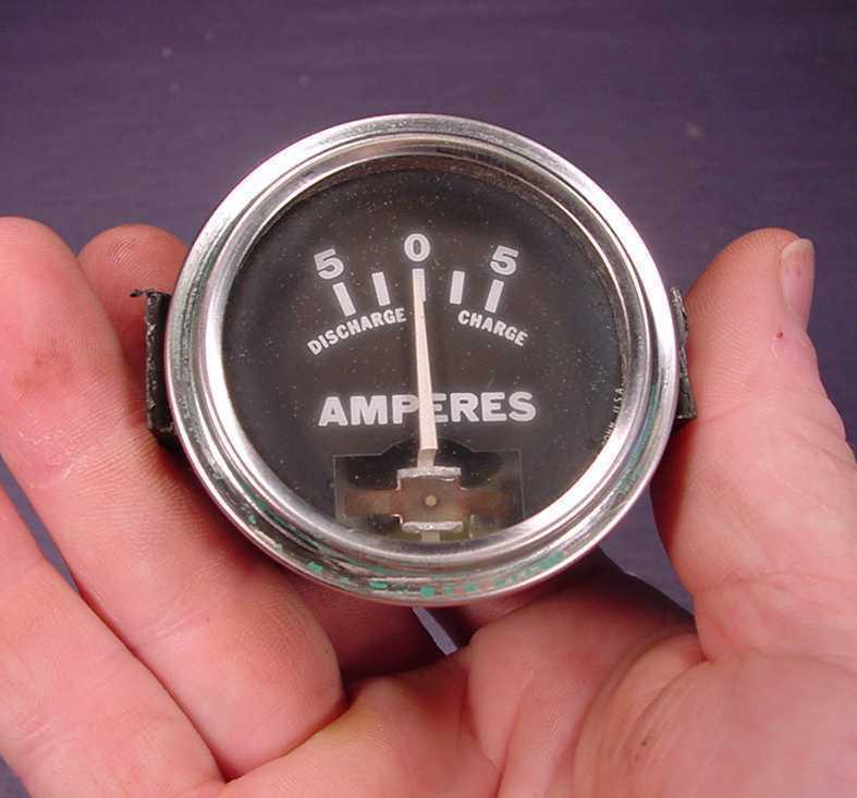 Ammeter gauge -5 to +5 amp tested great for motorcycle, boat, or garden tractor
