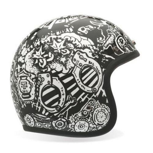 Bell custom 500 rsd trouble open face street motorcycle helmet size xx-large