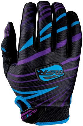 Msr axxis elite xx-large gloves mx offroad cyan purple 334466 blue 33-4466