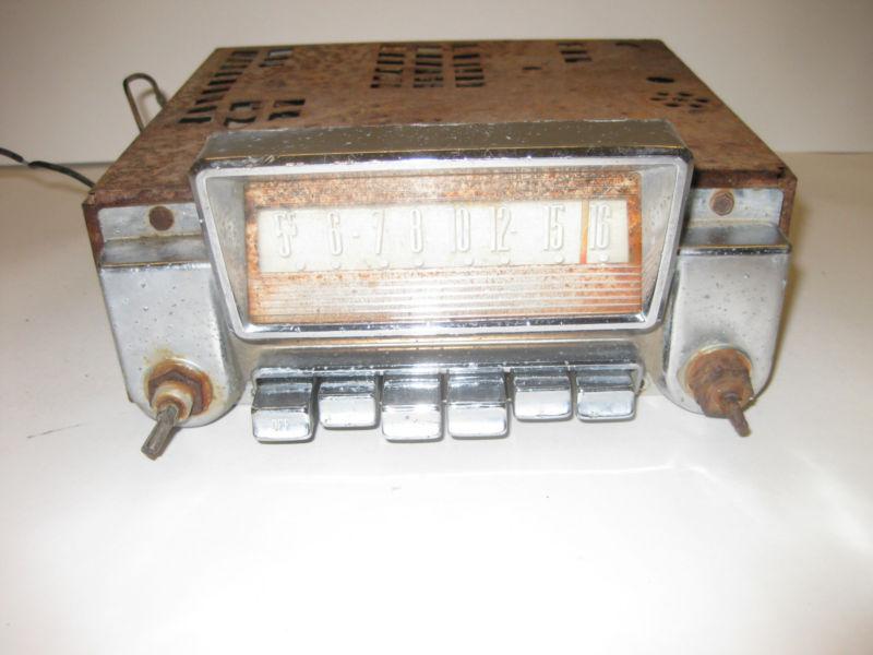 1956 mercury lincoln am radio 55 57 ? rare find needs restoration cheap