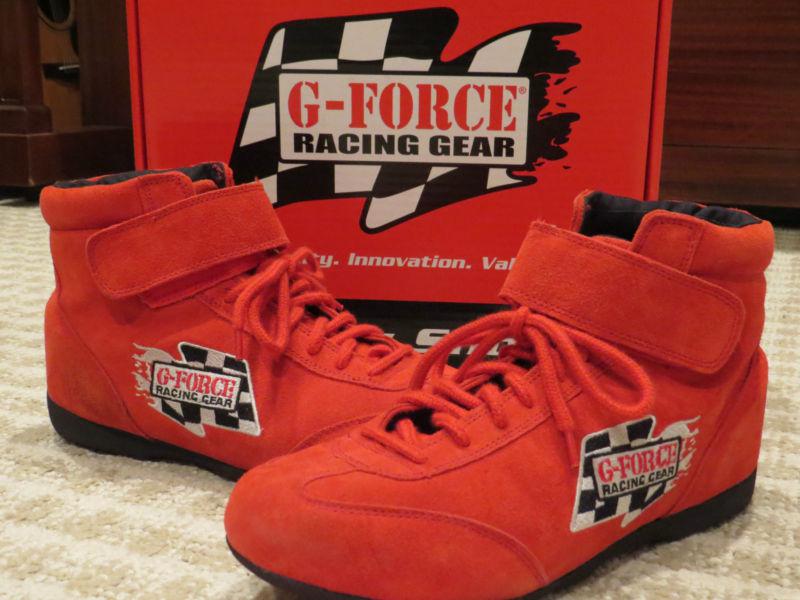 G-force car racing shoes-size 11-red