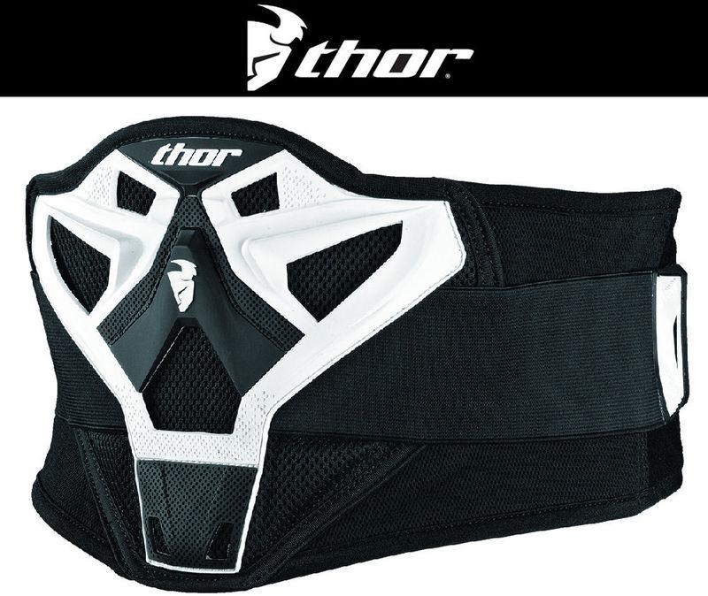 Thor sector white kidney belt dirt bike motocross mx armor 2014