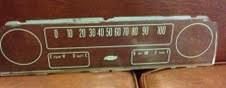 1965 chevrolet chevy truck dashboard screen