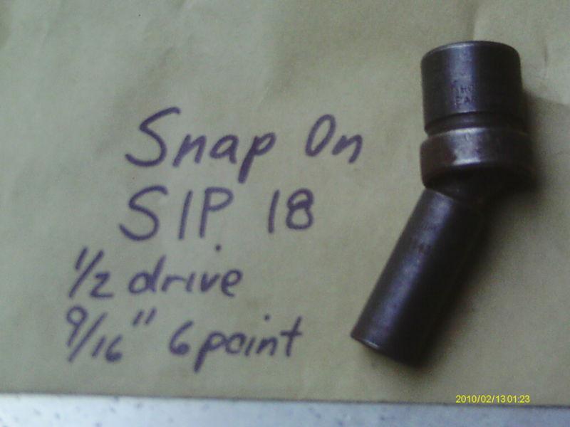 Snap on sip 18  9/16 6 point swivel
