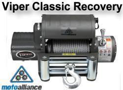 New viper 10000lb 4x4 truck recovery winch and 2 inch receiver classic